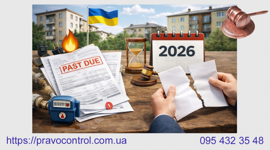 Списание долгов по коммуналке в Украине 2026: как использовать срок исковой давности?